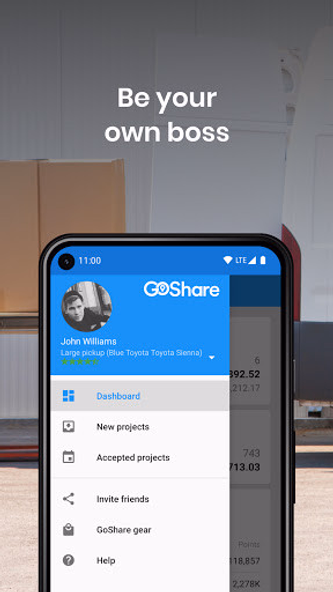 GoShare Driver - Delivery Pros Screenshot 2 - AppWisp.com GoShare Driver - Delivery Pros Screenshot 2 - AppWisp.com