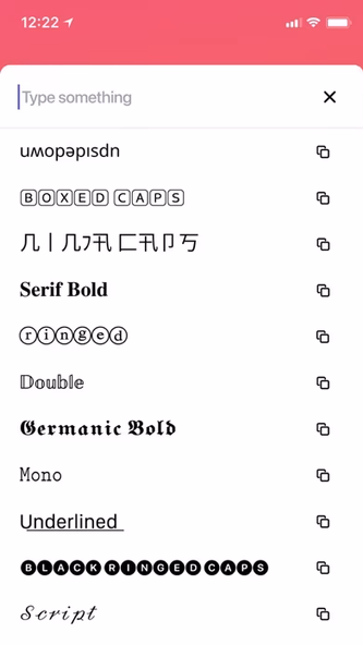Fonts Keyboard & Cool Art Font Screenshot 1 - AppWisp.com Fonts Keyboard & Cool Art Font Screenshot 1 - AppWisp.com