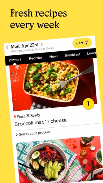 Sunbasket Meal Delivery Screenshot 2 - AppWisp.com Sunbasket Meal Delivery Screenshot 2 - AppWisp.com