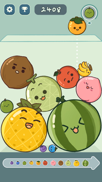 Watermelon Merge Fruits Puzzle Screenshot 2 - AppWisp.com Watermelon Merge Fruits Puzzle Screenshot 2 - AppWisp.com