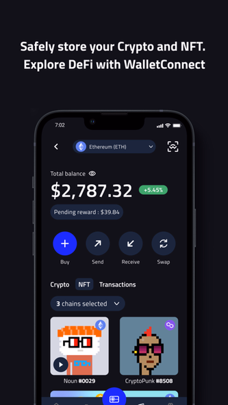 Verso Wallet - Crypto & NFT Screenshot 3 - AppWisp.com Verso Wallet - Crypto & NFT Screenshot 3 - AppWisp.com
