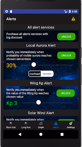Aurora Alerts - Northern Light Screenshot 4 - AppWisp.com Aurora Alerts - Northern Light Screenshot 4 - AppWisp.com