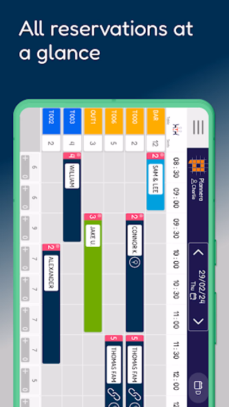 Restaurant Booking Planner Screenshot 2 - AppWisp.com Restaurant Booking Planner Screenshot 2 - AppWisp.com