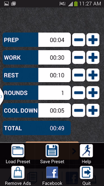 HIIT interval training timer Screenshot 3 - AppWisp.com