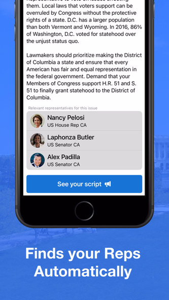 5 Calls: Contact Your Congress Screenshot 1 - AppWisp.com 5 Calls: Contact Your Congress Screenshot 1 - AppWisp.com