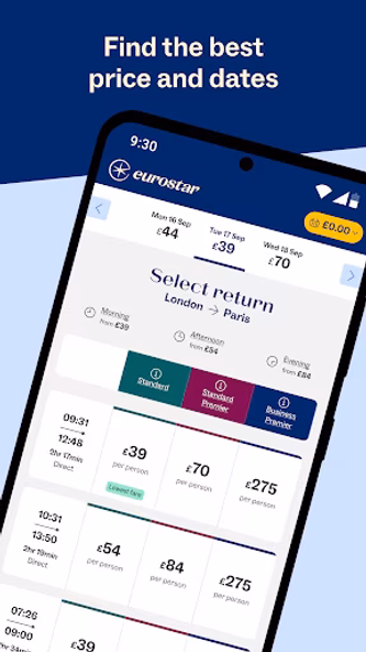 Eurostar Trains Screenshot 4 - AppWisp.com Eurostar Trains Screenshot 4 - AppWisp.com