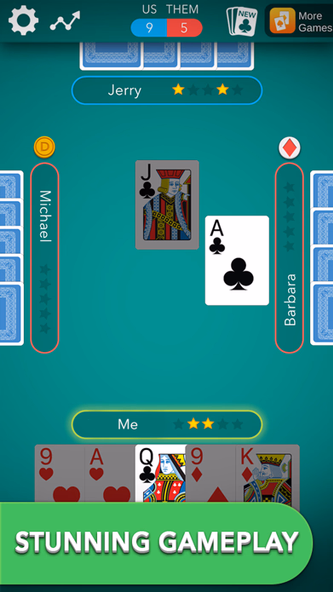 Euchre Classic Card Game Screenshot 2 - AppWisp.com Euchre Classic Card Game Screenshot 2 - AppWisp.com