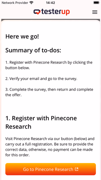 testerup - earn money Screenshot 2 - AppWisp.com testerup - earn money Screenshot 2 - AppWisp.com
