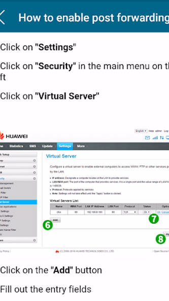 Huawei Router Guide Screenshot 3 - AppWisp.com Huawei Router Guide Screenshot 3 - AppWisp.com
