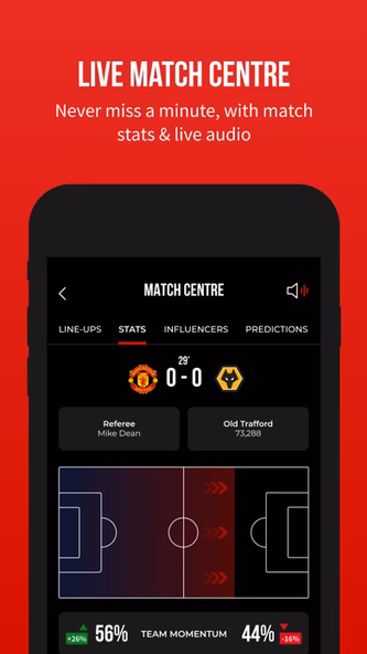 Manchester United Official App Screenshot 2 - AppWisp.com Manchester United Official App Screenshot 2 - AppWisp.com