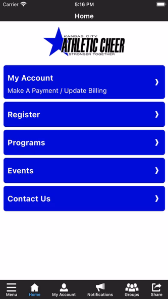 KC Athletic Cheer - KCAC Screenshot 2 - AppWisp.com KC Athletic Cheer - KCAC Screenshot 2 - AppWisp.com