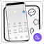 Pure White APUS Launcher theme - AppWisp.com