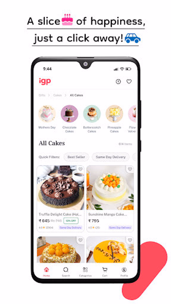 IGP: Flowers, Cakes, Gifts App Screenshot 4 - AppWisp.com IGP: Flowers, Cakes, Gifts App Screenshot 4 - AppWisp.com