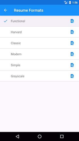 Resume Builder, CV Maker Screenshot 4 - AppWisp.com Resume Builder, CV Maker Screenshot 4 - AppWisp.com