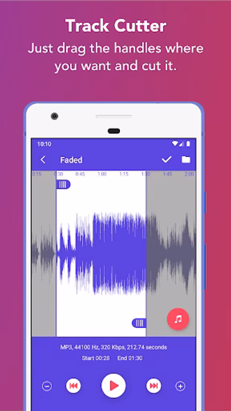 Music Editor: Ringtone & MP3 Screenshot 3 - AppWisp.com Music Editor: Ringtone & MP3 Screenshot 3 - AppWisp.com