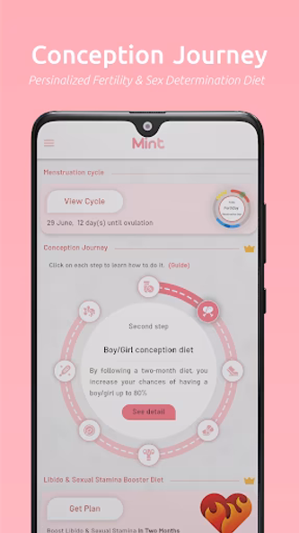 Mint | Get Pregnant Fast Screenshot 1 - AppWisp.com Mint | Get Pregnant Fast Screenshot 1 - AppWisp.com