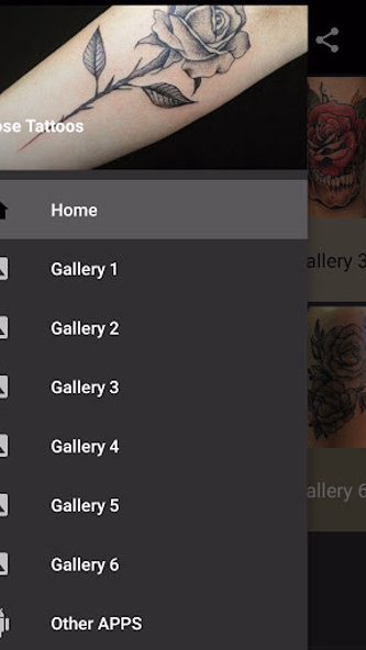 Rose Tattoos Screenshot 1 - AppWisp.com Rose Tattoos Screenshot 1 - AppWisp.com