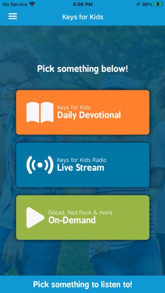 Keys for Kids Ministries Screenshot 1 - AppWisp.com Keys for Kids Ministries Screenshot 1 - AppWisp.com