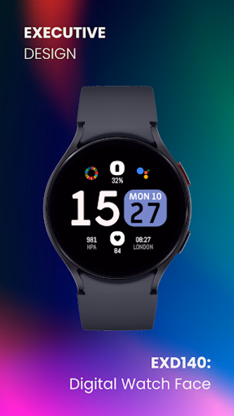 EXD140: Digital Watch Face Screenshot 4 - AppWisp.com