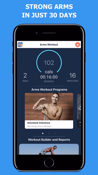Arm Workout at Home Screenshot 1 - AppWisp.com Arm Workout at Home Screenshot 1 - AppWisp.com
