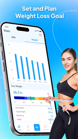 BMI Tracker: Ideal Body Weight Screenshot 1 - AppWisp.com BMI Tracker: Ideal Body Weight Screenshot 1 - AppWisp.com