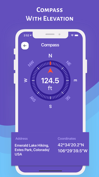 Altimeter: Elevation, Compass Screenshot 3 - AppWisp.com Altimeter: Elevation, Compass Screenshot 3 - AppWisp.com