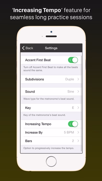 Metronome M1 Screenshot 4 - AppWisp.com Metronome M1 Screenshot 4 - AppWisp.com