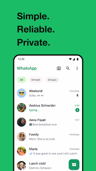 WhatsApp Messenger Screenshot 1 - AppWisp.com WhatsApp Messenger Screenshot 1 - AppWisp.com