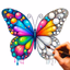 Butterfly Draw Step by Step - AppWisp.com