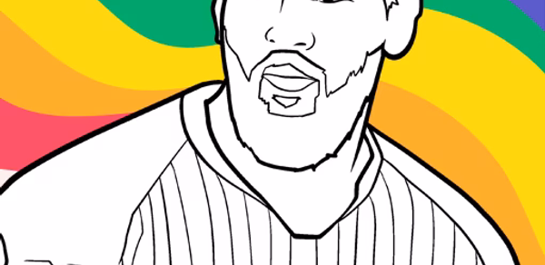 Draw Coloring Football Players Header - AppWisp.com Draw Coloring Football Players Header - AppWisp.com