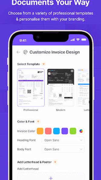 Invoice Maker, Billing:Refrens Screenshot 2 - AppWisp.com Invoice Maker, Billing:Refrens Screenshot 2 - AppWisp.com