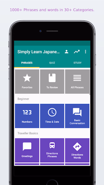 Simply Learn Japanese Screenshot 1 - AppWisp.com Simply Learn Japanese Screenshot 1 - AppWisp.com