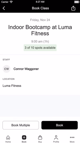 Luma Fitness Screenshot 3 - AppWisp.com Luma Fitness Screenshot 3 - AppWisp.com