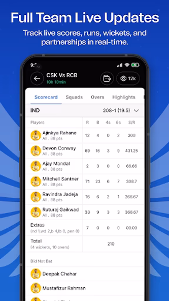 Live IPL - Live Cricket Score Screenshot 4 - AppWisp.com Live IPL - Live Cricket Score Screenshot 4 - AppWisp.com