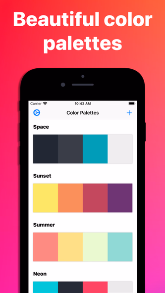 Color Palettes - Find & Create Screenshot 1 - AppWisp.com Color Palettes - Find & Create Screenshot 1 - AppWisp.com