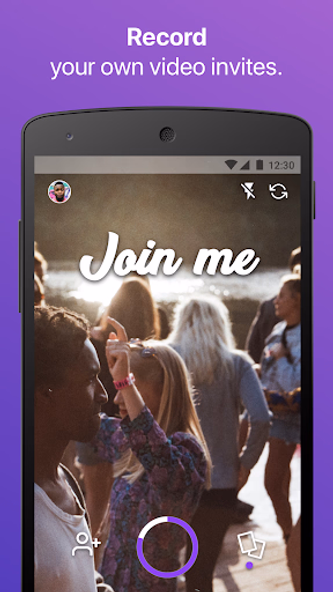 JoinMe - Video Invitations Screenshot 3 - AppWisp.com