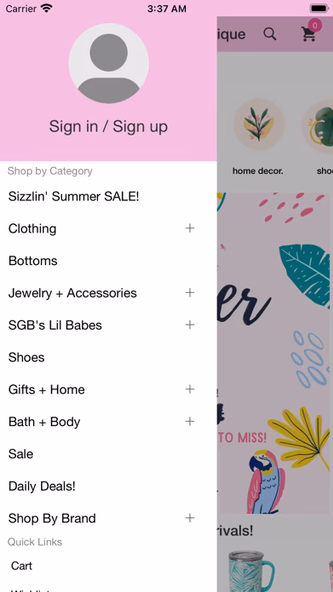 Southern Gyp Boutique Screenshot 2 - AppWisp.com Southern Gyp Boutique Screenshot 2 - AppWisp.com