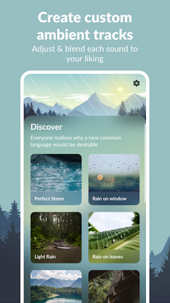 Rain Sounds - Sleep & Relax Screenshot 3 - AppWisp.com Rain Sounds - Sleep & Relax Screenshot 3 - AppWisp.com