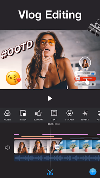 Vlog video editor maker: VlogU Screenshot 1 - AppWisp.com Vlog video editor maker: VlogU Screenshot 1 - AppWisp.com