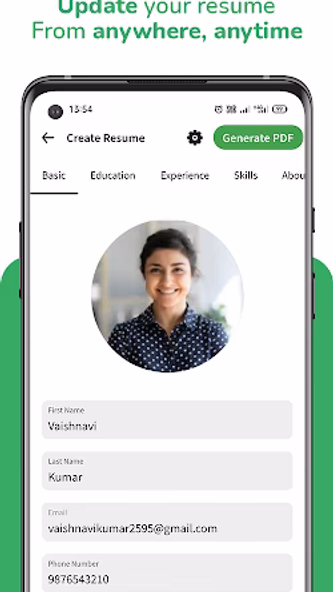 Online AI Resume CV Builder Screenshot 2 - AppWisp.com Online AI Resume CV Builder Screenshot 2 - AppWisp.com