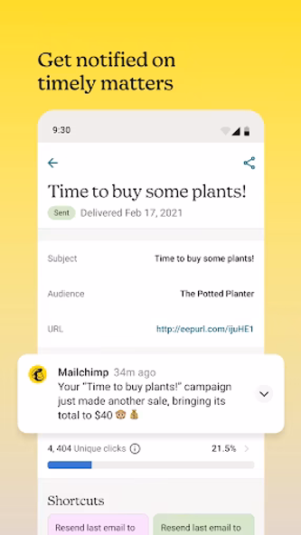 Mailchimp Email Marketing Screenshot 1 - AppWisp.com Mailchimp Email Marketing Screenshot 1 - AppWisp.com
