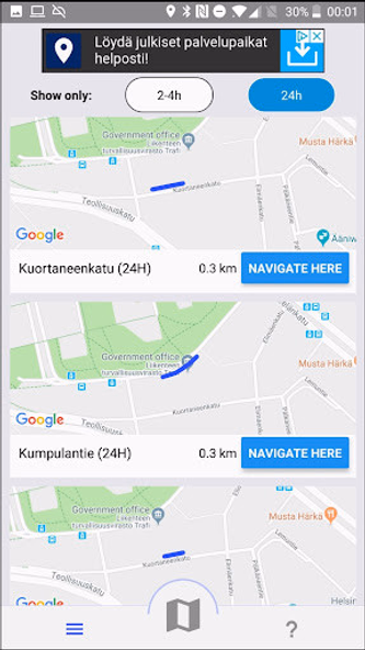 Parking Spots Helsinki Screenshot 1 - AppWisp.com Parking Spots Helsinki Screenshot 1 - AppWisp.com