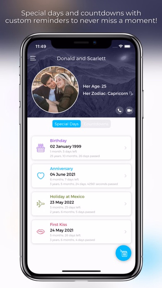Better Half: My Dating Tracker Screenshot 1 - AppWisp.com Better Half: My Dating Tracker Screenshot 1 - AppWisp.com