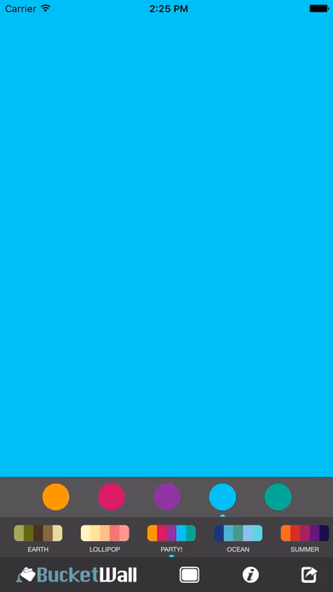 BucketWall - Solid Color or Gradient Color Wallpapers Screenshot 1 - AppWisp.com BucketWall - Solid Color or Gradient Color Wallpapers Screenshot 1 - AppWisp.com
