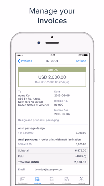 Hiveage Invoicing Screenshot 2 - AppWisp.com Hiveage Invoicing Screenshot 2 - AppWisp.com