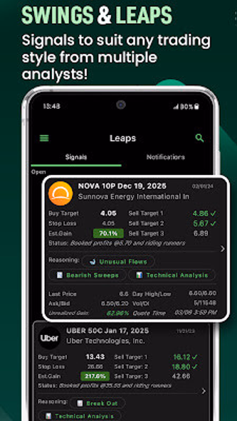 Option Signals -Picker Alerter Screenshot 3 - AppWisp.com Option Signals -Picker Alerter Screenshot 3 - AppWisp.com