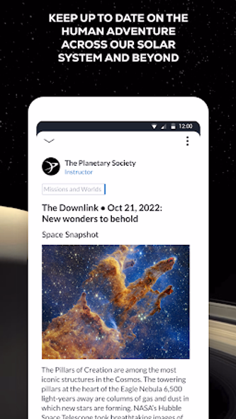 The Planetary Society Screenshot 2 - AppWisp.com The Planetary Society Screenshot 2 - AppWisp.com