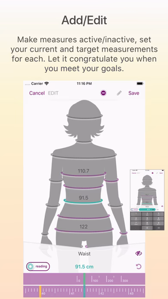 Remeasure Body Screenshot 1 - AppWisp.com Remeasure Body Screenshot 1 - AppWisp.com