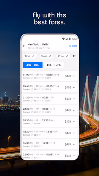 IndiGo Flight Booking App Screenshot 2 - AppWisp.com IndiGo Flight Booking App Screenshot 2 - AppWisp.com