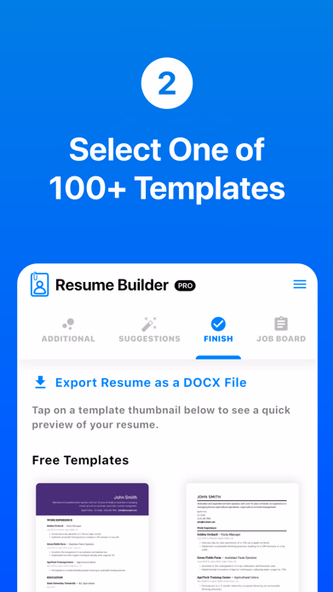 Resume Builder+ Free Edition Screenshot 2 - AppWisp.com Resume Builder+ Free Edition Screenshot 2 - AppWisp.com